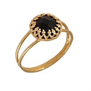 Black Onyx Ring Gemstone Ring
