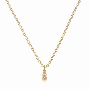 Cubic Zirconia Necklace Solitaire necklace