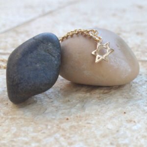 Star of David anklet bracelet