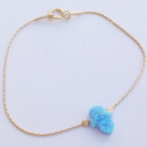 Opal and Gold Bracelet—Amulet Bracelet