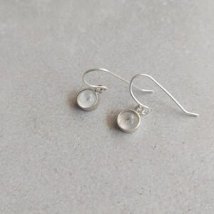 Dangle Moonstone Earrings