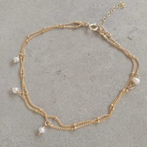 Delicate Pearl Anklet